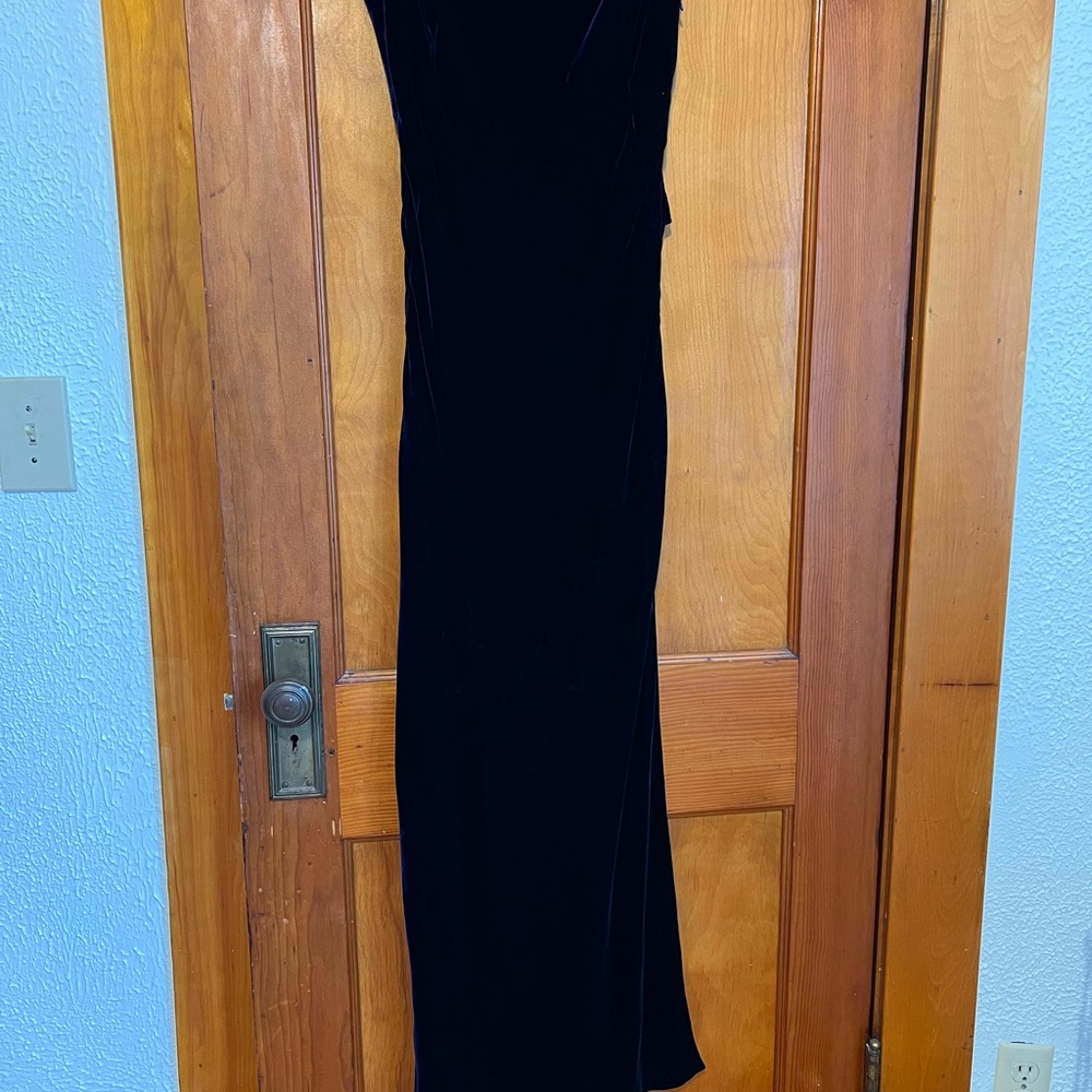 Richard Tyler Couture - Vintage Midnight Blue Velvet dress